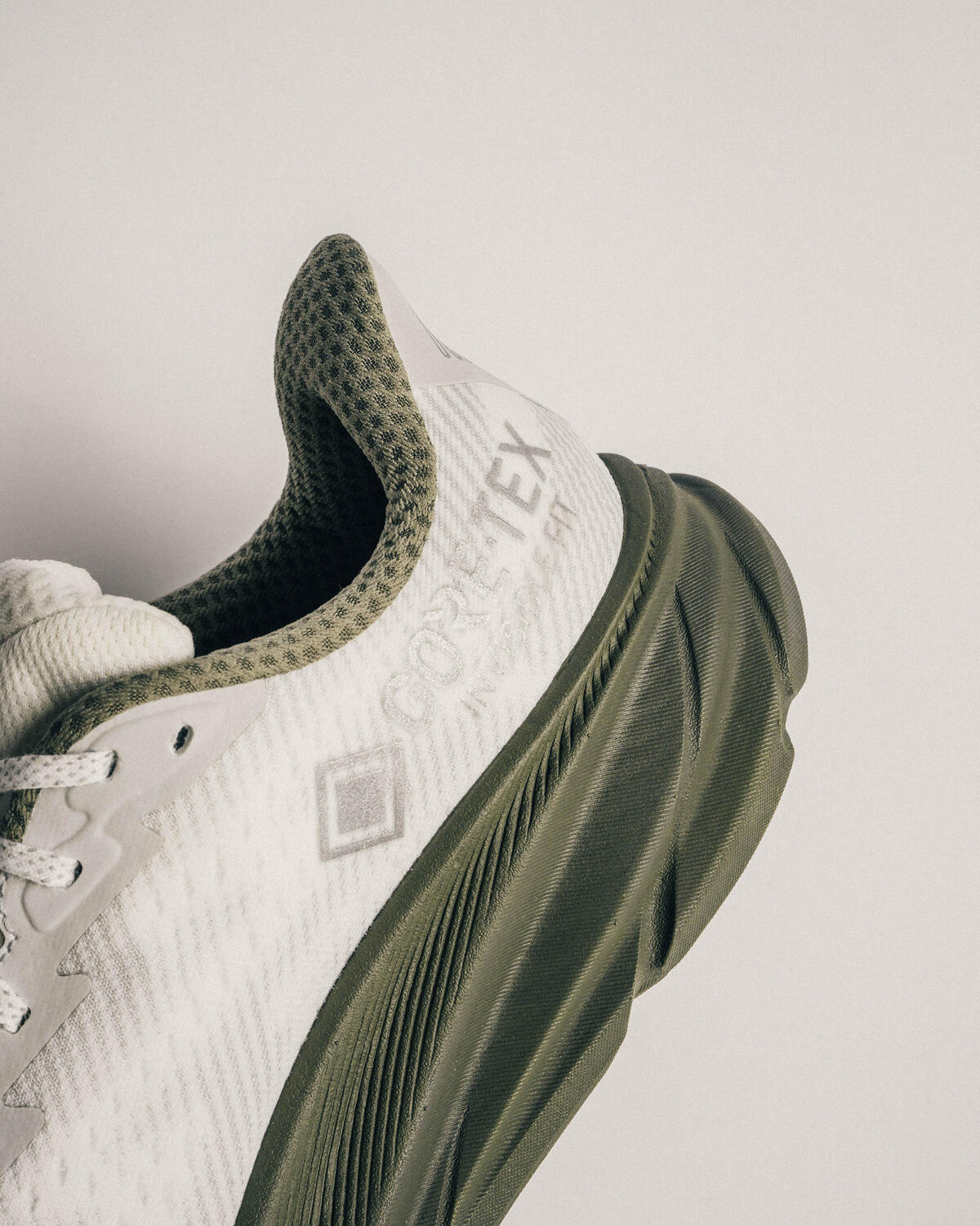 Tex TS - hoka one one clifton 7 white white Stealth/Tech